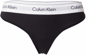 Calvin Klein Underwear Tangá  čierna / biela