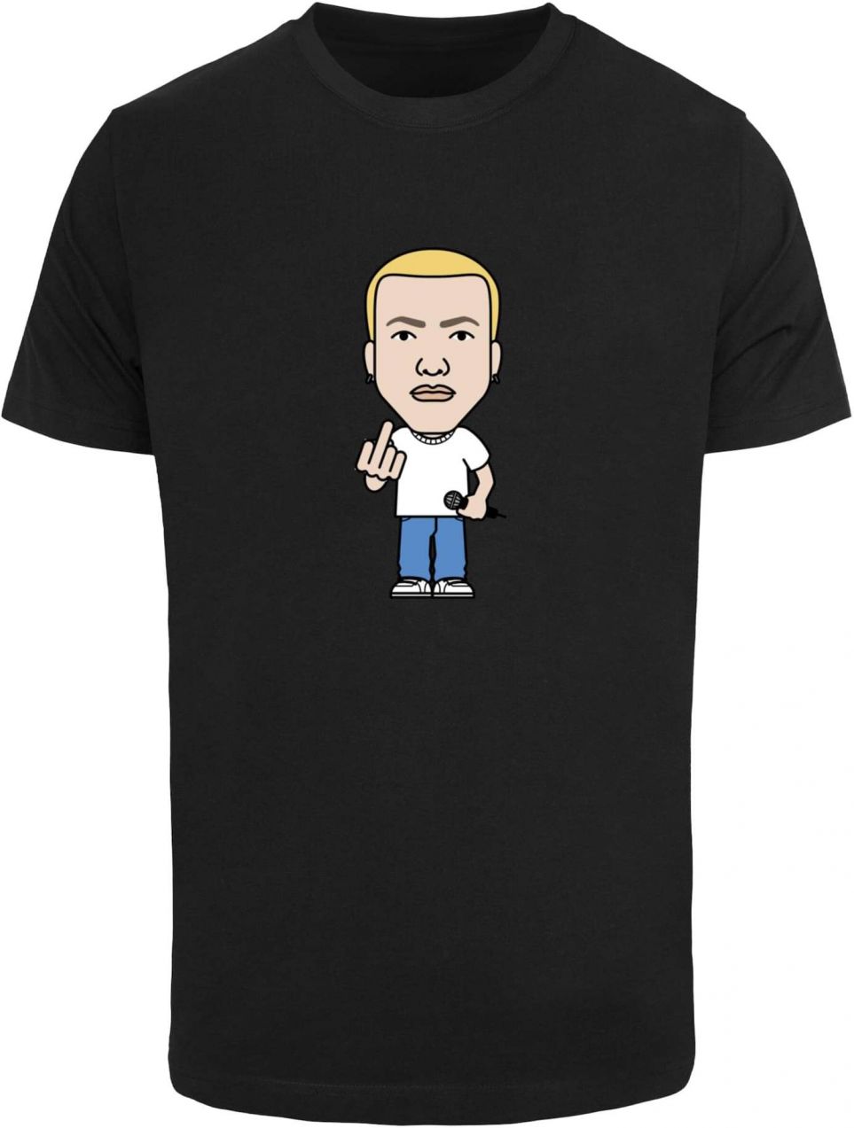 Mister Tee Tričko 'Detroit Sketch'  telová / modrá / svetložltá / čierna