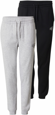 JACK & JONES Nohavice 'JPSTGORDON MAKOTO'  svetlosivá / čierna / biela