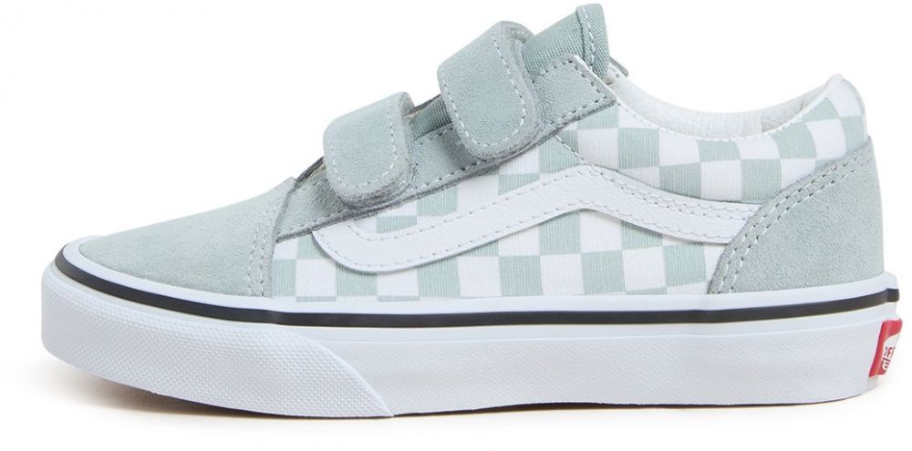 VANS Tenisky 'Old Skool V'  pastelovo zelená / biela