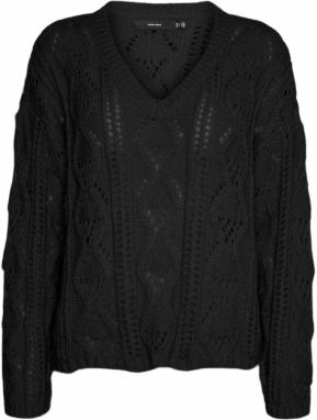 VERO MODA Sveter 'NEWERIN'  čierna