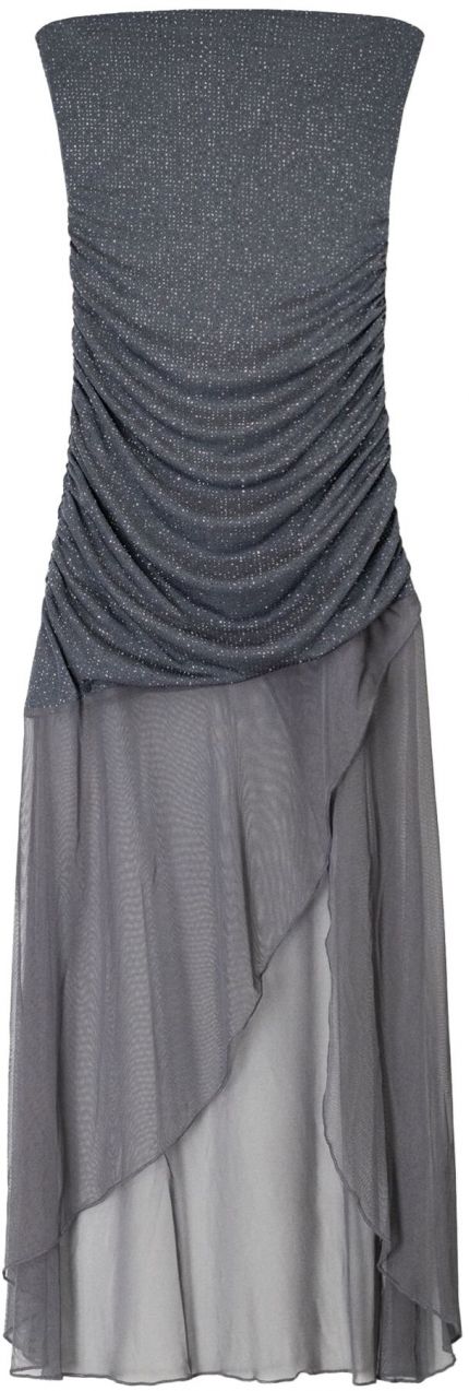 Bershka Šaty  tmavosivá