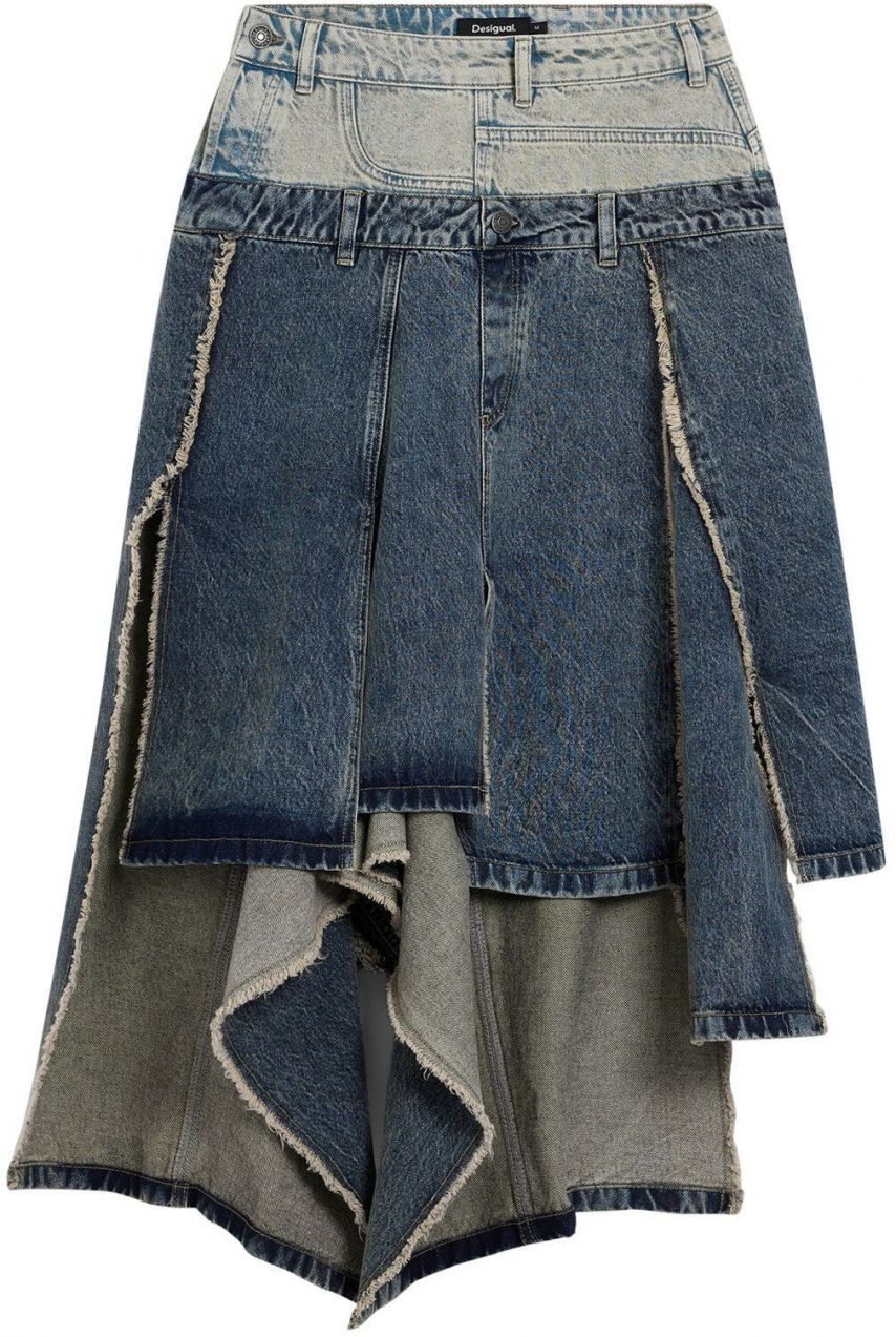 Desigual Sukňa  modrá denim