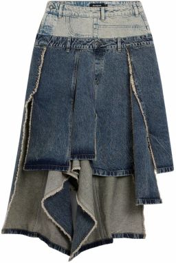 Desigual Sukňa  modrá denim