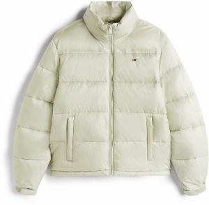 Tommy Jeans Prechodná bunda 'ESS'  pastelovo zelená