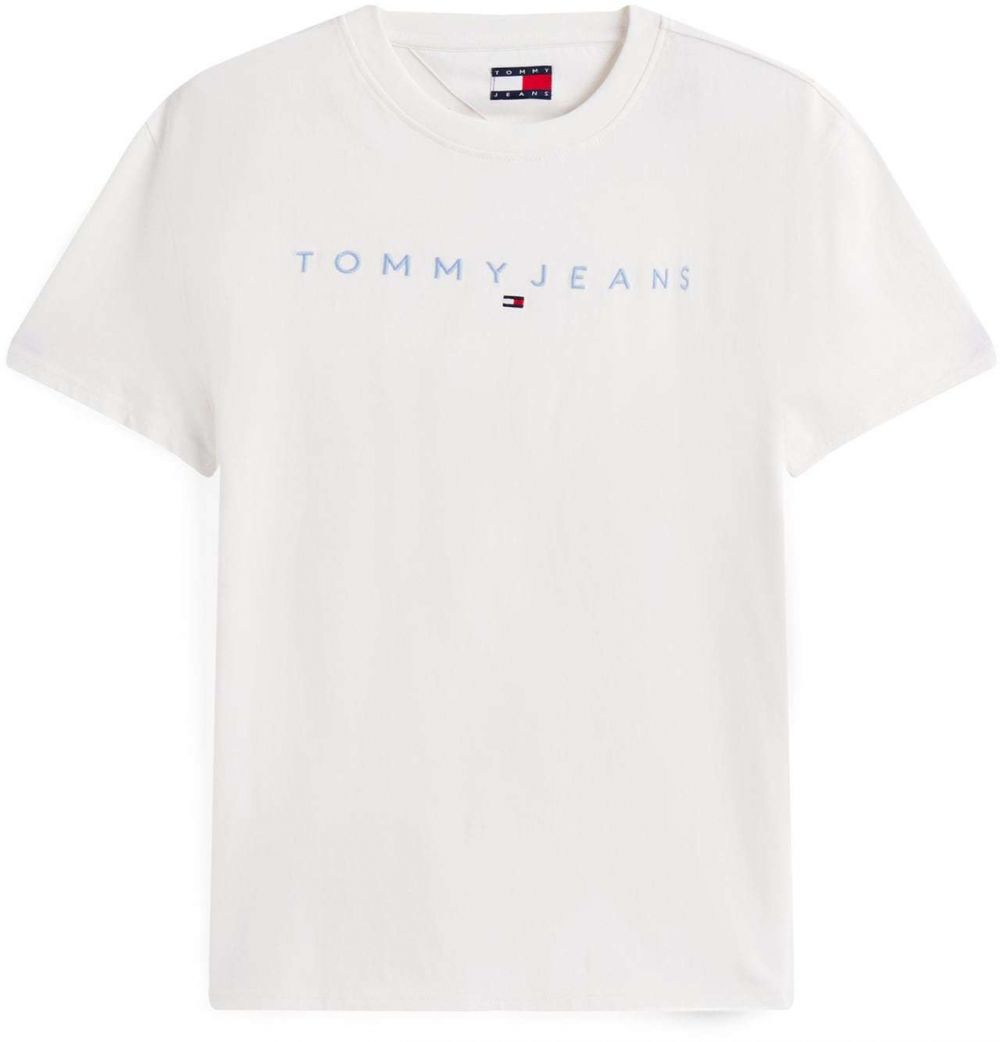 Tommy Jeans Tričko  nebielená / svetlomodrá