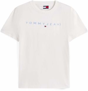 Tommy Jeans Tričko  nebielená / svetlomodrá