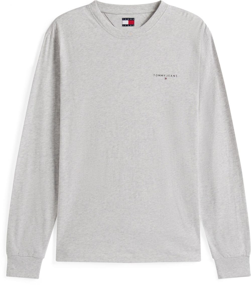 Tommy Jeans Tričko  svetlosivá / čierna