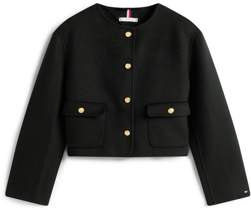 TOMMY HILFIGER Prechodná bunda  čierna