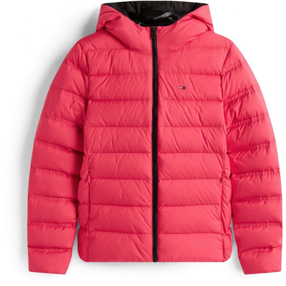 Tommy Jeans Zimná bunda  červená