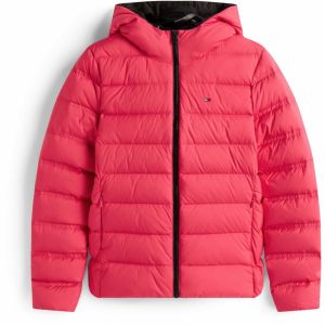 Tommy Jeans Zimná bunda  červená