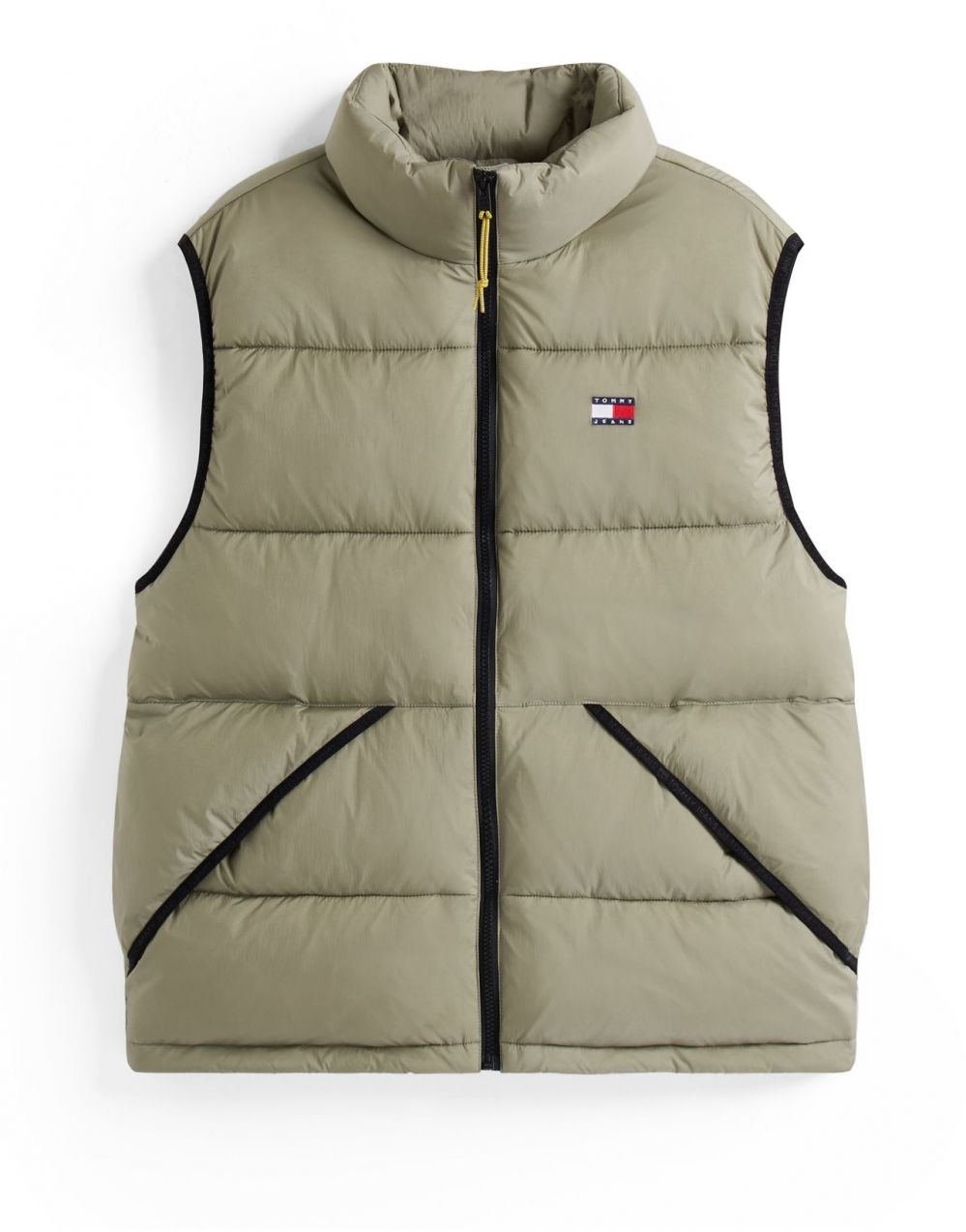 Tommy Jeans Vesta  pastelovo zelená