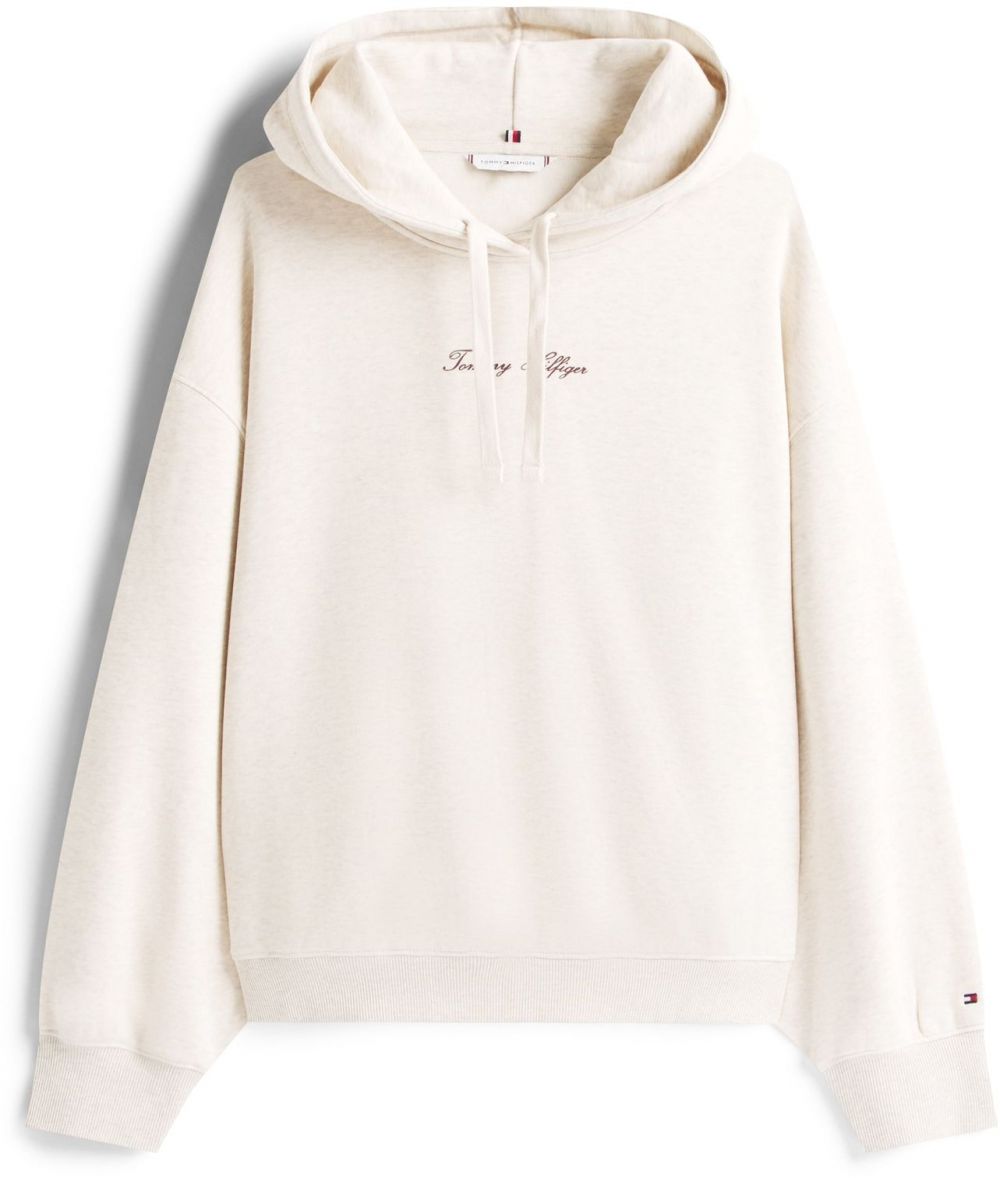 TOMMY HILFIGER Mikina 'Classic'  krémová / čokoládová