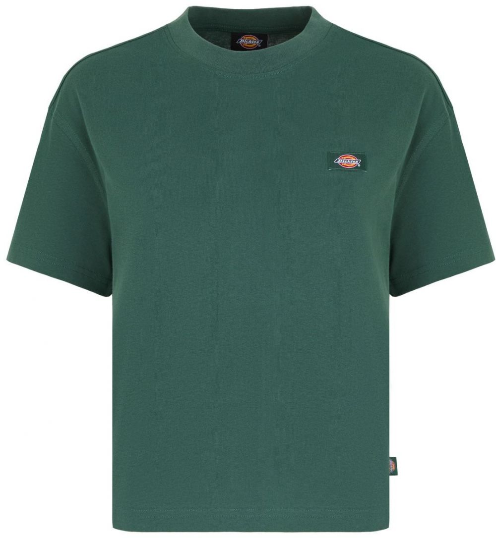 DICKIES Tričko 'Oakport'  tmavozelená