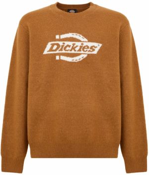 DICKIES Sveter 'Ruston'  karamelová / biela