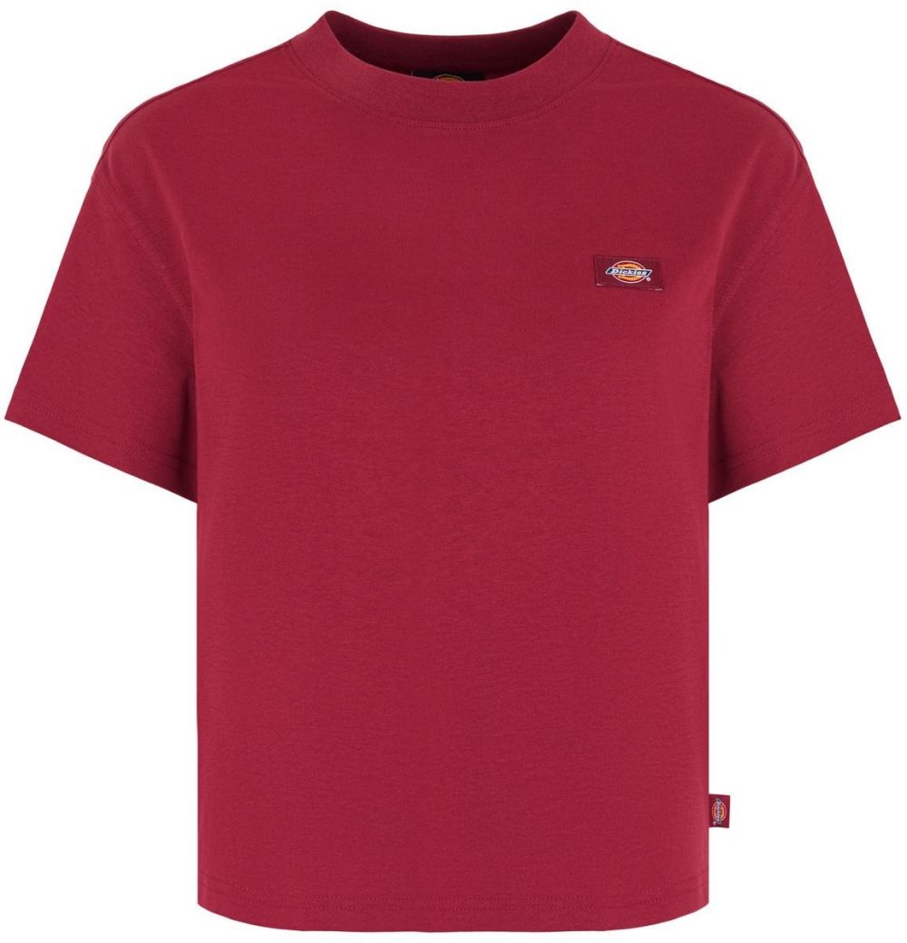 DICKIES Tričko 'Oakport'  karmínovo červená