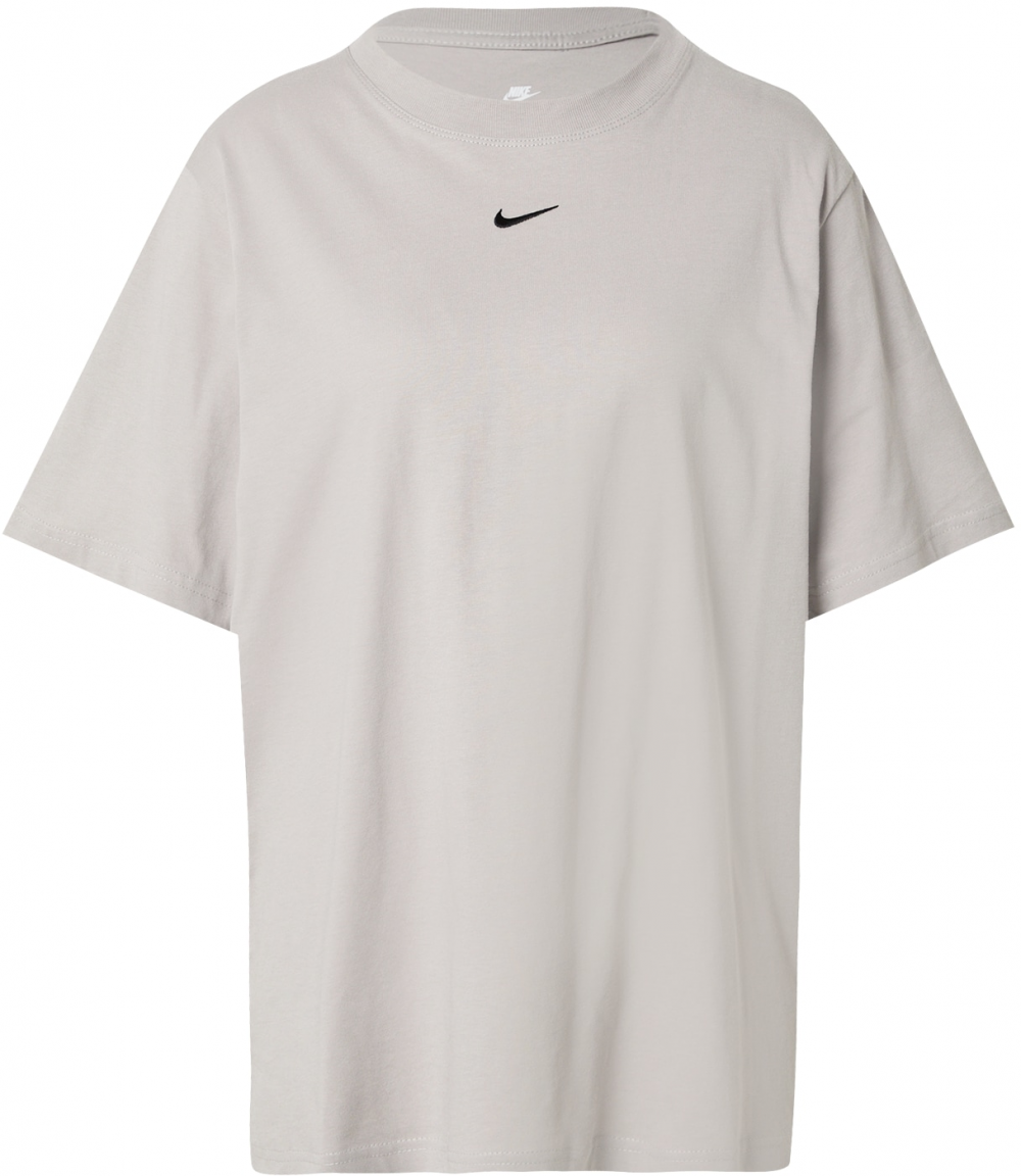 Nike Sportswear Tričko 'Essentials'  svetlosivá / čierna