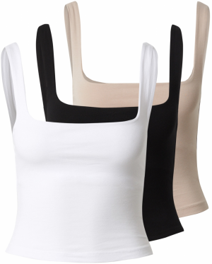 STUDIO SELECT Top 'Phoebe'  krémová / čierna / biela