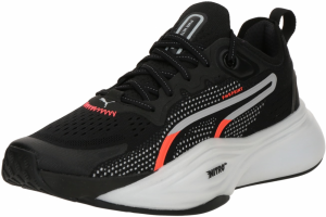 PUMA Športová obuv 'PWR NITRO SQD 2'  sivá / oranžová / čierna