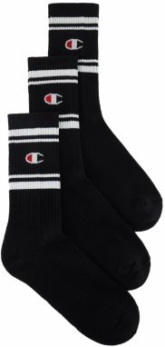 Champion Authentic Athletic Apparel Ponožky 'Seasonal'  ohnivo červená / čierna / šedobiela