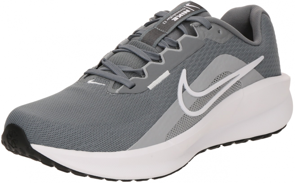 NIKE Bežecká obuv 'DOWNSHIFTER 13'  sivá / svetlosivá / biela