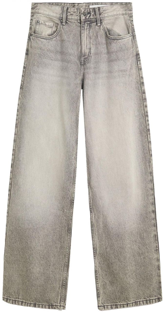 Bershka Džínsy  sivý denim