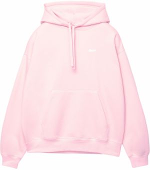 Pull&Bear Mikina 'STWD'  ružová / biela