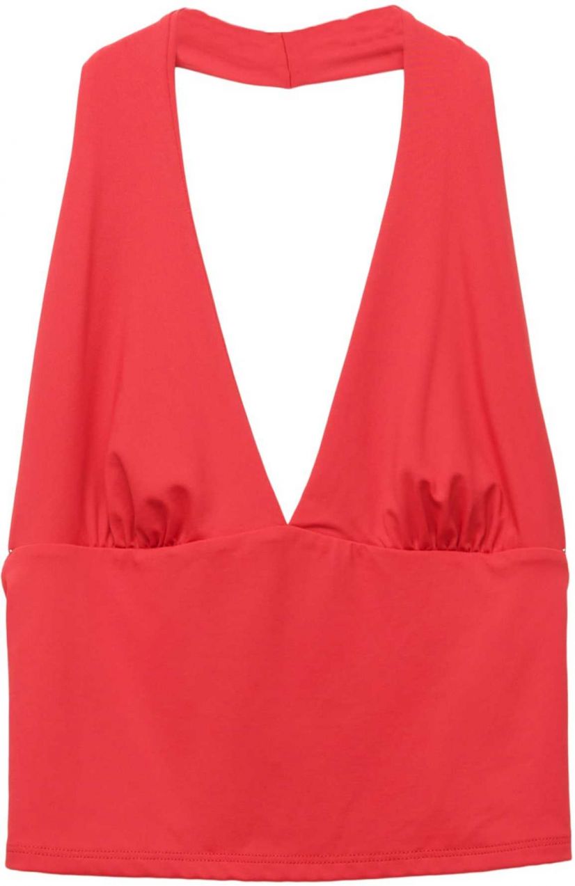 Pull&Bear Top  krvavo červená