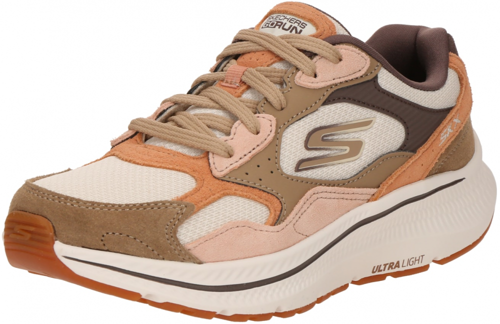 SKECHERS Bežecká obuv 'GO RUN CONSISTENT 2.0'  čokoládová / svetlohnedá / púdrová / šedobiela