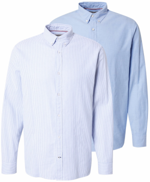 JACK & JONES Košeľa 'JJOXFORD'  svetlomodrá / biela