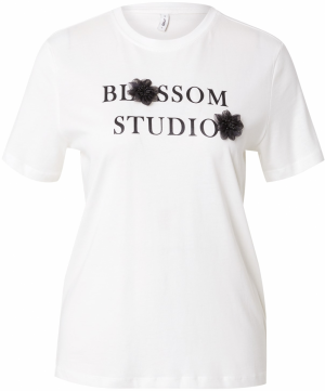 ONLY Tričko 'ONLBLOSSOM'  čierna / biela