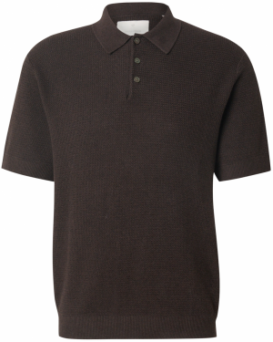 JACK & JONES Tričko 'JPRCCCOOPER'  tmavohnedá