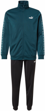 PUMA Tréningový komplet  petrolejová / čierna / biela