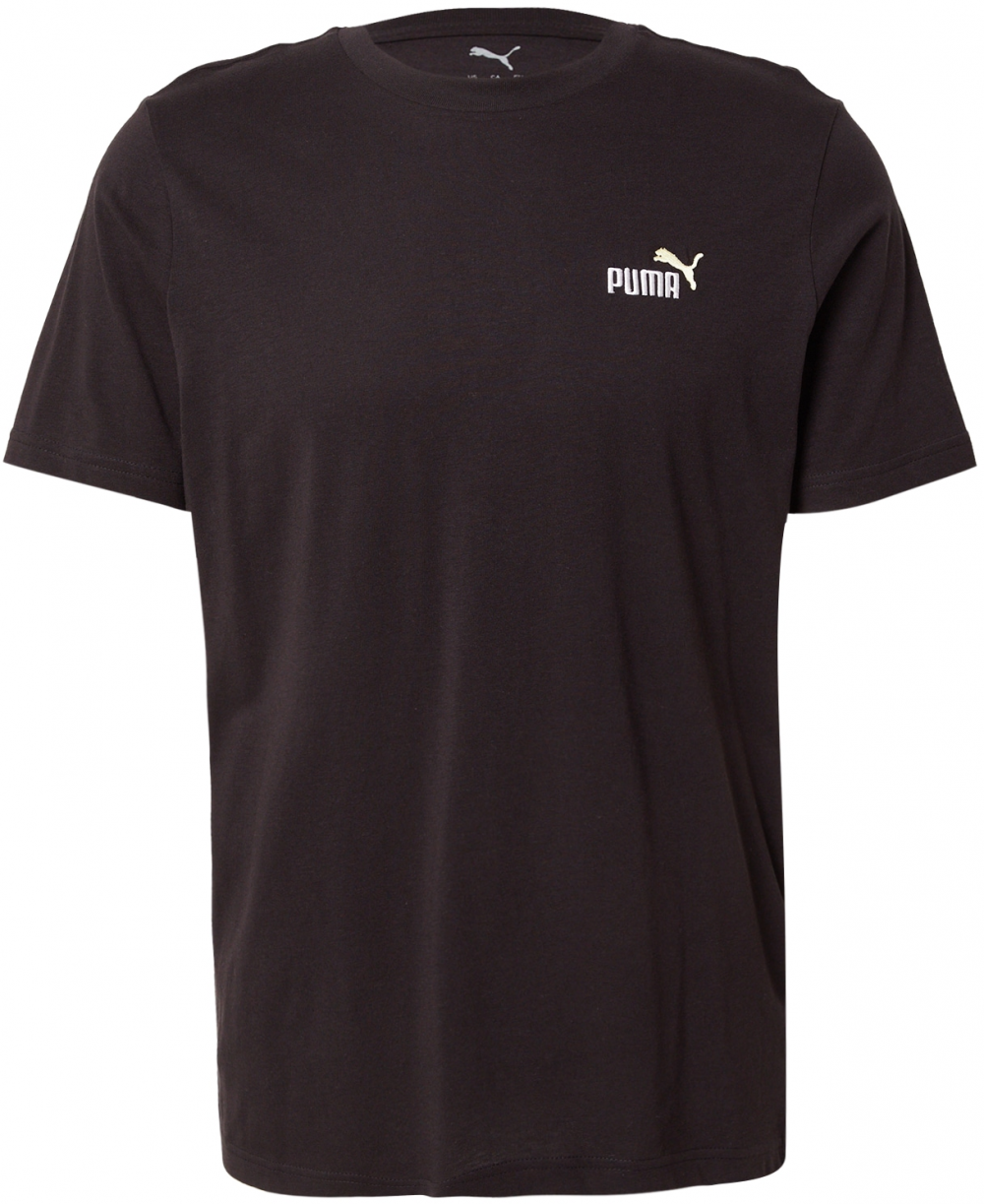 PUMA Funkčné tričko 'ESS 2 No. 1'  čierna / biela
