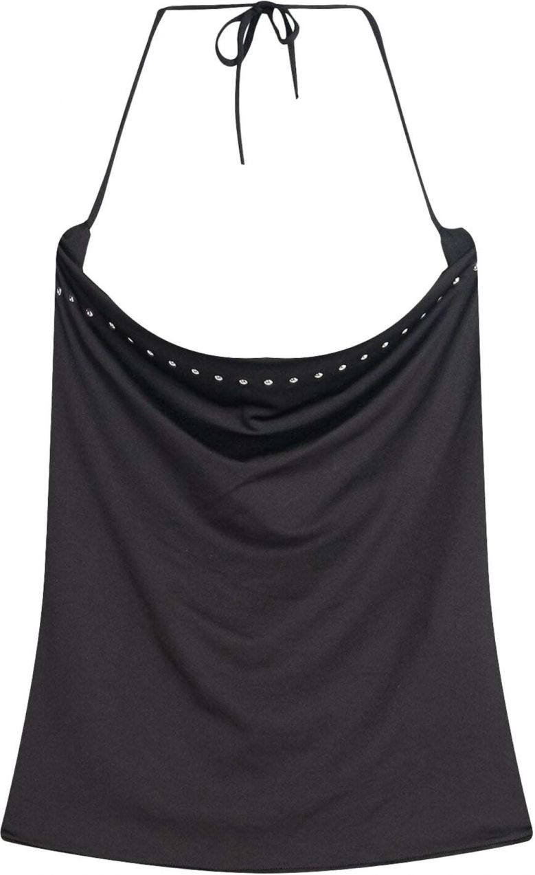 Bershka Top  čierna
