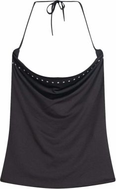 Bershka Top  čierna