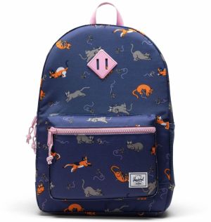 Herschel Batoh 'Heritage'  enciánová / sivá / oranžová / staroružová