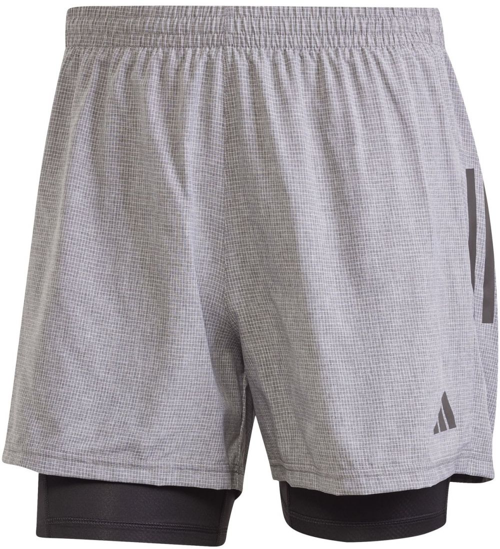 ADIDAS PERFORMANCE Športové nohavice 'Own The Run'  sivá / antracitová / čierna