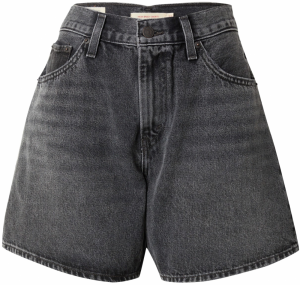 LEVI'S ® Džínsy 'High Baggy Short'  čierny denim