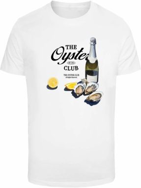 Mister Tee Tričko 'The Oyster Club'  žltá / tmavozelená / čierna / biela