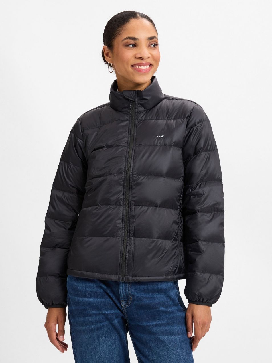 LEVI'S ® Prechodná bunda 'Polly Packable Down Jacket'  čierna