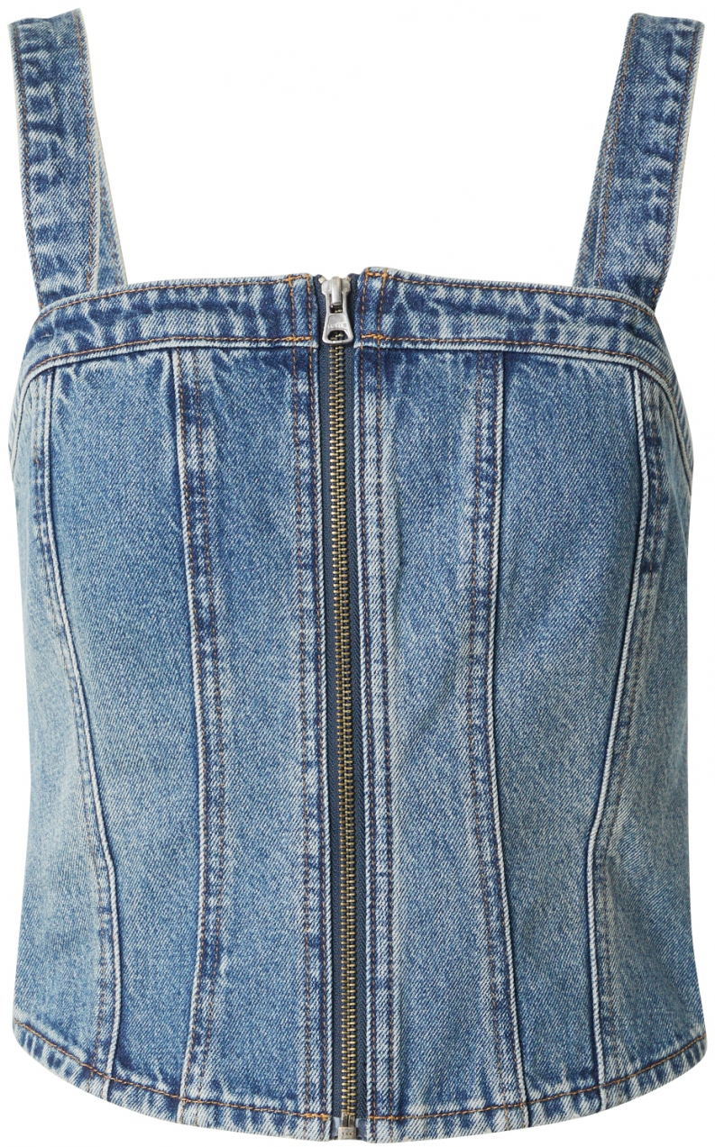 LEVI'S ® Top 'Sculpted Bustier Top'  modrá denim
