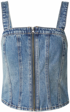 LEVI'S ® Top 'Sculpted Bustier Top'  modrá denim