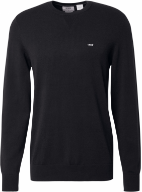 LEVI'S ® Sveter 'Lightweight Housemark Sweater'  čierna