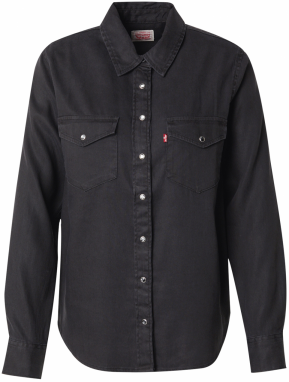 LEVI'S ® Blúzka 'Iconic Lightweight Western Shirt'  čierna