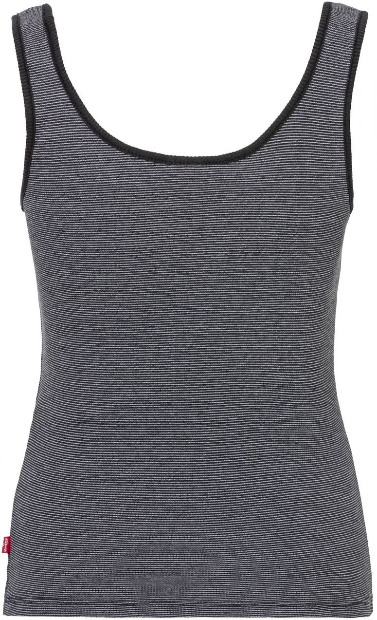 LEVI'S ® Top 'Classic Fit Tank Top'  čierna / biela