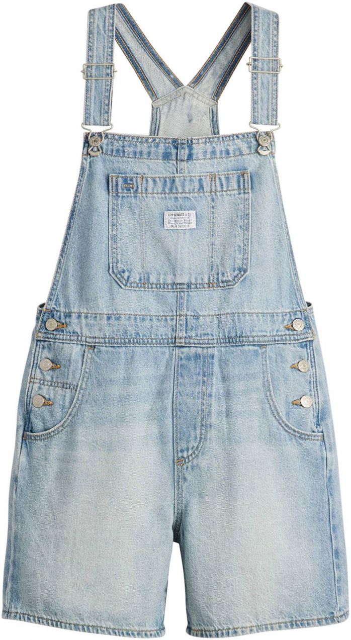 LEVI'S ® Rifle na traky 'Utility Shortall'  svetlomodrá