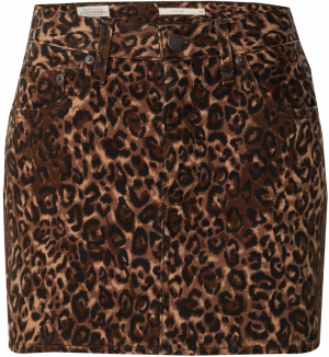 LEVI'S ® Sukňa 'Icon Skirt'  béžová / hnedá / čierna