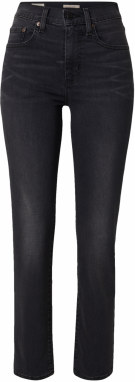 LEVI'S ® Džínsy '724™ High Rise Straight'  čierny denim