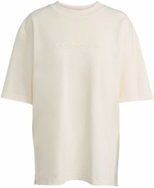 ADIDAS ORIGINALS Tričko 'Essentials Linear'  šedobiela